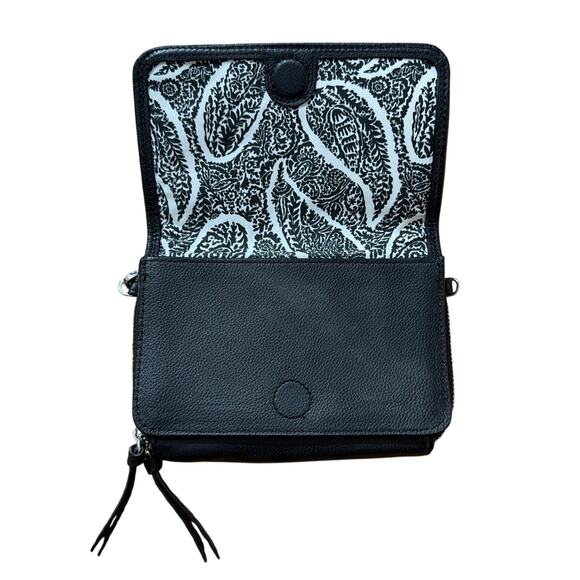 Vera Bradley Leather RFID Mallory Smartphone Wristlet In Black - Picture 2 of 7